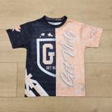 Script & Splats (Peach) - Kids Jersey (Short Sleeve)
