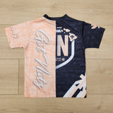 Script & Splats (Peach) - Kids Jersey (Short Sleeve)