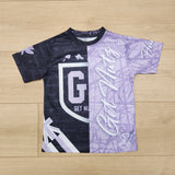 Script & Splats (Purple) - Kids Jersey (Short Sleeve)