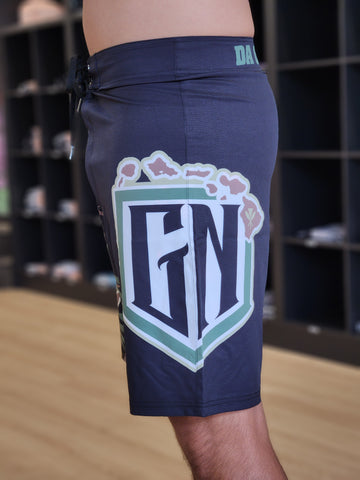 Getnutz Fern (Green Camo) - Men's Surf Shorts