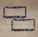License Plate Frame - Collage