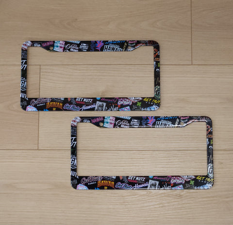 License Plate Frame - Collage