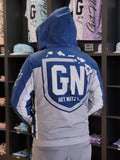 Hawaiian Flag (Blue/Grey) - Men's Windbreaker