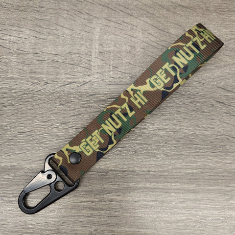 Keychain Lanyard - Green Camo