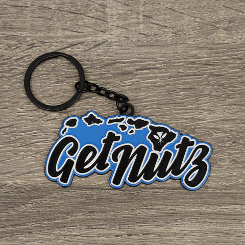Metal Keychain - Blue Getnutz