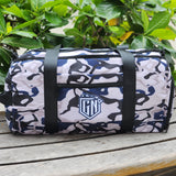 Camo Shield (Blue) - Duffle Bag
