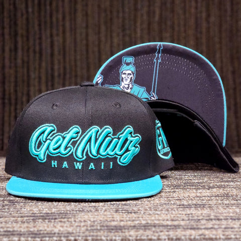 Kamehameha Statue (Turquoise) - Snapback (Adult)