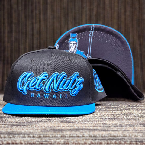 Kamehameha Statue (Dark Blue) - Snapback (Adult)