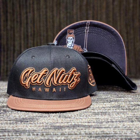 Kamehameha Statue (Dark Brown) - Snapback (Adult)