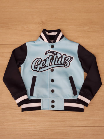 Getnutz (Ice Blue) - Kids Bomber Jacket