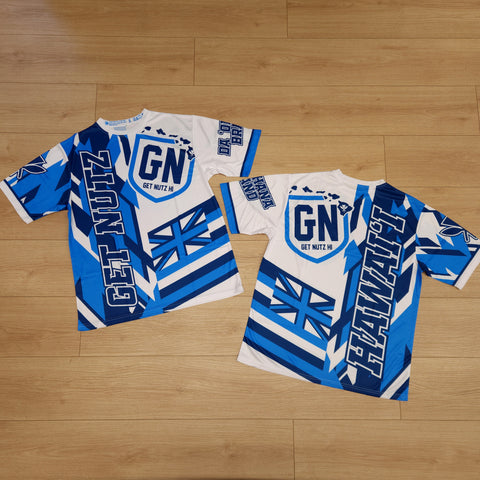Future Camo (Blue/White) - Men's Jersey (Short Sleeve)