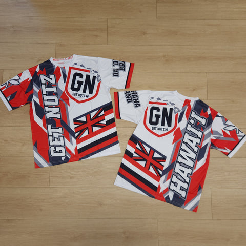 Future Camo (Red/White) - Men's Jersey (Short Sleeve)