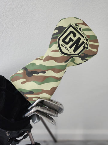 Green Camo - Golf Club Head Cover