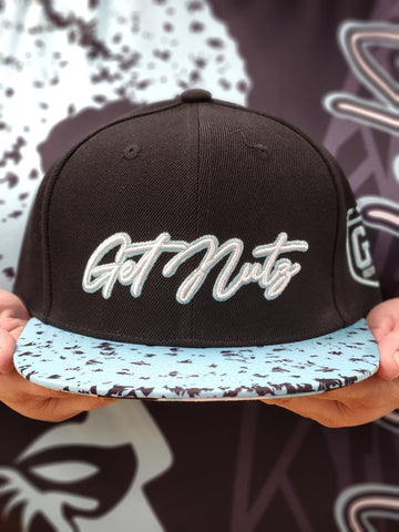 Kamehameha Tribal (Black/Light Blue) - Snapback (Adult)