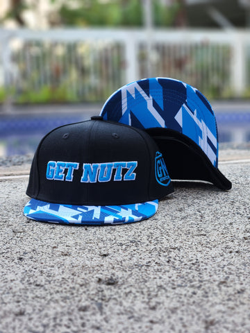 Future Camo (Blue/White) - Snapback (Youth)