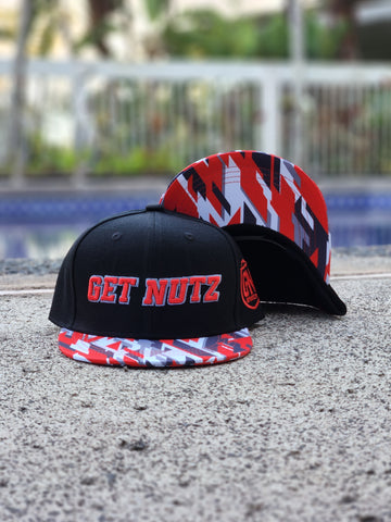 Future Camo (Red/White) - Snapback (Youth)