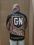 Forest Camo - Men's Jersey Hoodie (Long Sleeve)