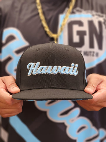 Hawaii (Black/Blue) - Snapback (Youth)