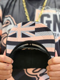 Hawaii (Black/Peach) - Snapback (Adult)