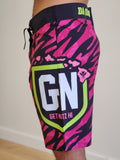 Stripe (Pink/Green) - Men's Surf Shorts