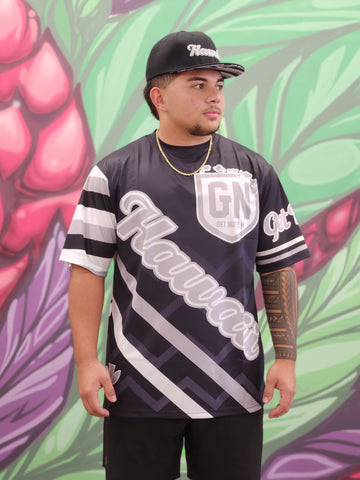 Hawaii (Black/Grey) - Men's Jersey (Short Sleeve)