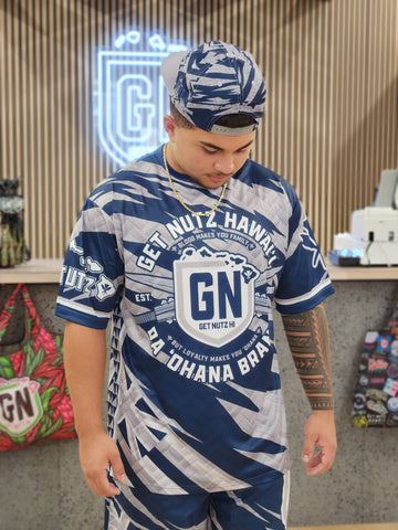 Lauhala (Blue/Grey) - Men's Jersey (Short Sleeve)