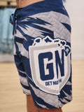Lauhala (Blue/Grey) - Men's Surf Shorts