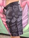Collage (Black/Grey) - Men's Surf Shorts