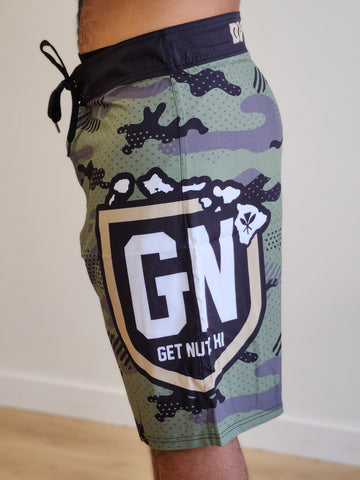 Desert Camo (Green) - Men's Surf Shorts