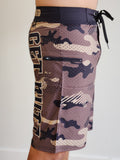 Desert Camo (Brown) - Men's Surf Shorts