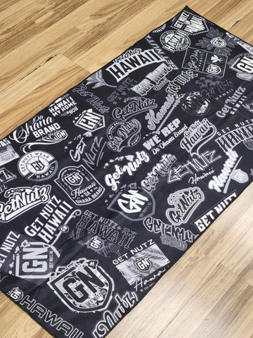 Collage (Black/White) - Towel