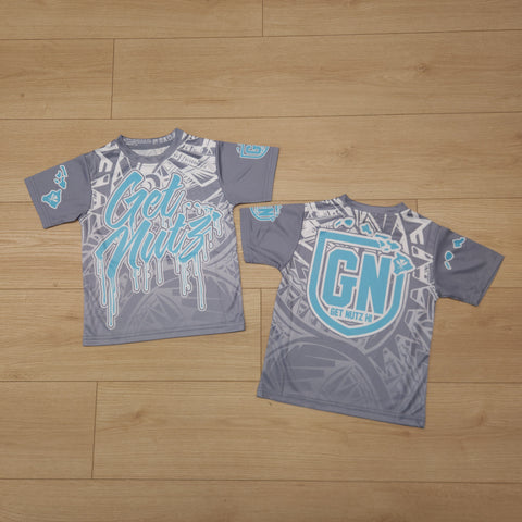 Drip (Blue) - Kids Jersey (Short Sleeve)