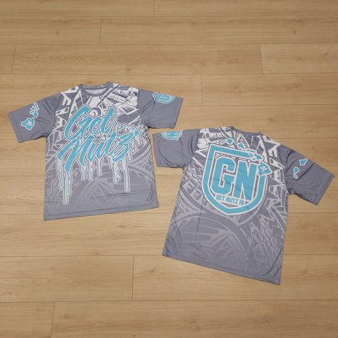 Drip (Blue) - Men's Jersey (Short Sleeve)