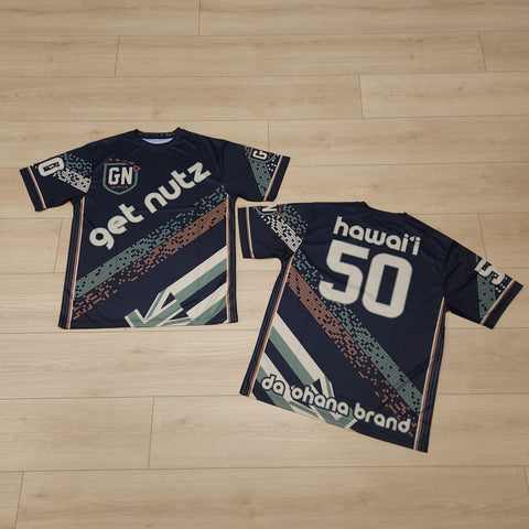 Getnutz Pixel (Black) - Men's Jersey (Short Sleeve)