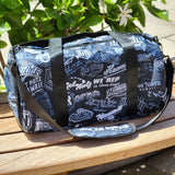 Collage (Black/White) - Duffle Bag