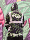 Tribal (Green) - Men's Reflective Jersey Hoodie (Long Sleeve)