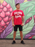 Ohana Over Everything (Red) - Men's Cotton Tee