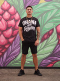 Ohana Over Everything (Black/White) - Men's Cotton Tee
