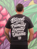 Ohana Over Everything (Black/White) - Men's Cotton Tee