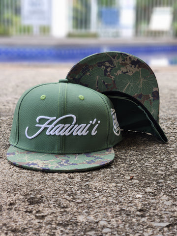 Hibiscus Camo - Snapback (Adult)