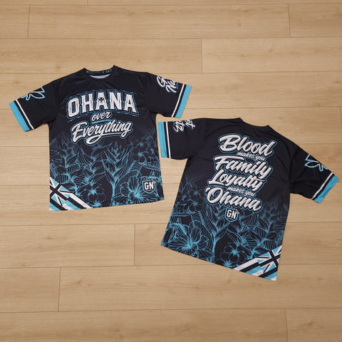 Ohana Over Everything (Teal) - Men's Jersey (Short Sleeve)