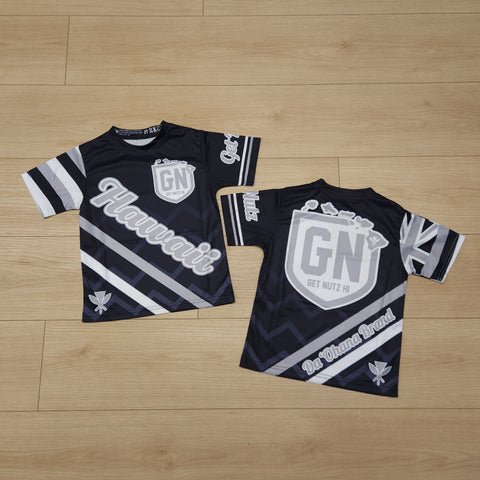 Hawaii (Black/Grey) - Kids Jersey (Short Sleeve)