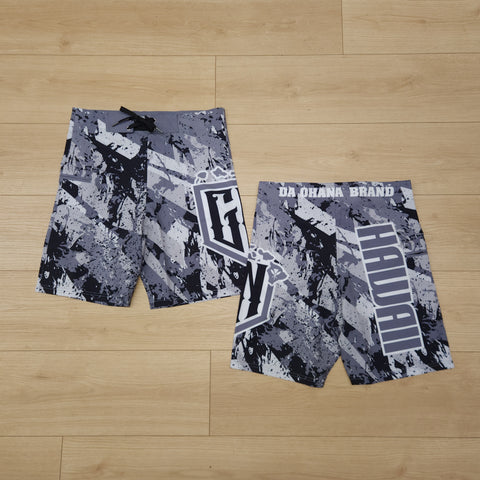 Maverick (Grey) - Men's Surf Shorts
