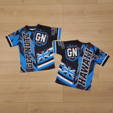 Future Camo (Blue) - Kids Jersey (Short Sleeve)