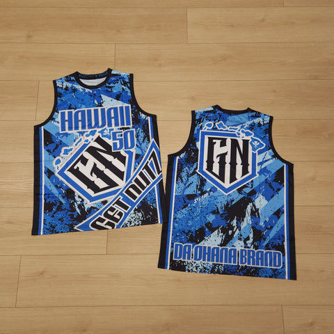 Maverick (Blue) - Men's Jersey (Tank Top)