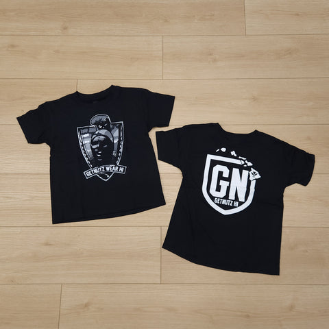 Kamehameha (Grey Camo) - Kids Cotton Tee