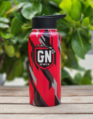 30oz Flask - Future Camo (Red)