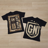 Camo Flag (Black/Brown) - Men's Cotton Tee