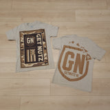 Camo Flag (Tan) - Men's Cotton Tee
