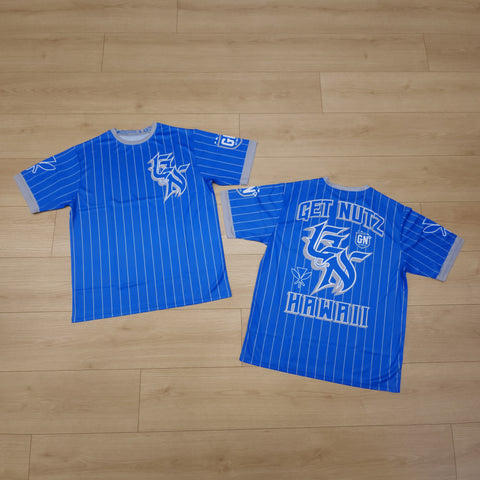 Pinstripe (Blue) - Men's Jersey (Short Sleeve)